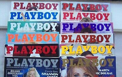 playboy 1998|Playboy Magazine 1998 Lot Entire Year 12 Issues January。